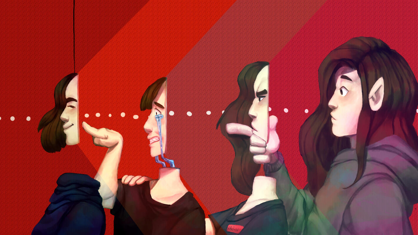 Digital Painting of Various Phases of my Life (2021)